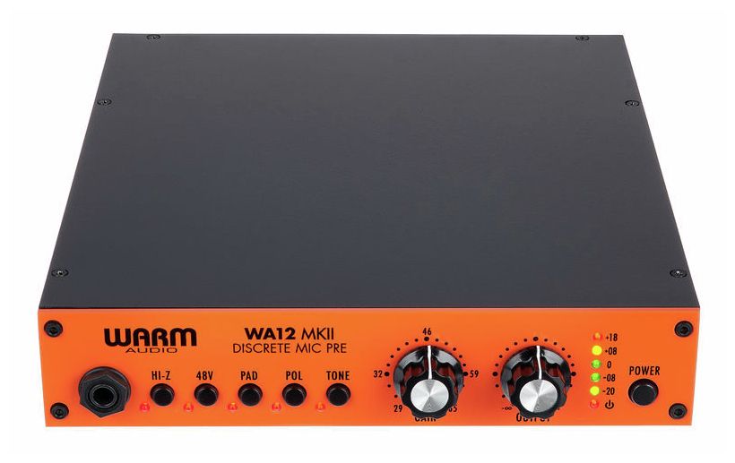 Warm Audio WA-12 MKII Previo para Micrófono Un Canal.