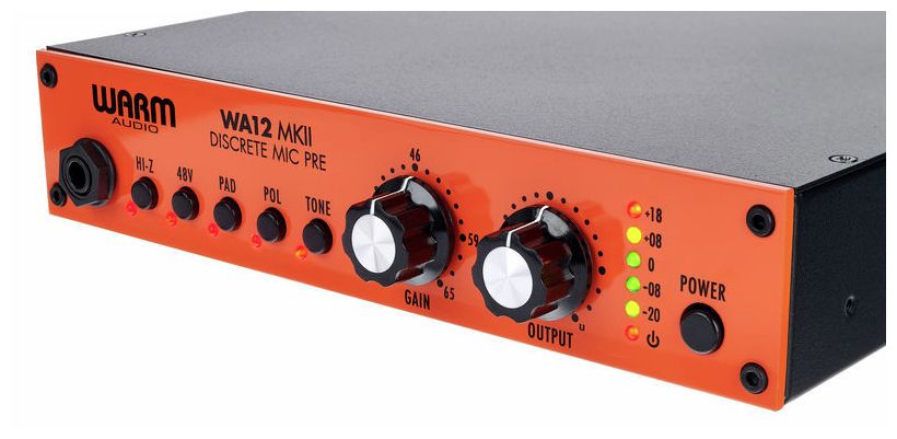 Warm Audio WA-12 MKII Previo para Micrófono Un Canal. 8