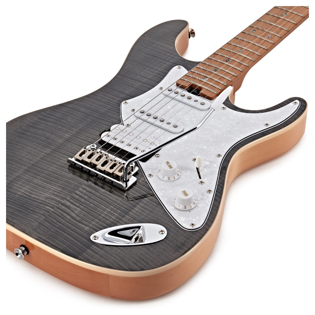 Aria 714 BKDM MK2 Fullerton Guitarra Eléctrica Black Diamond 4