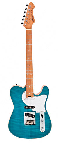 Aria 615 TQBL MK2 Nashville Guitarra Eléctrica Turquoise Blue 1