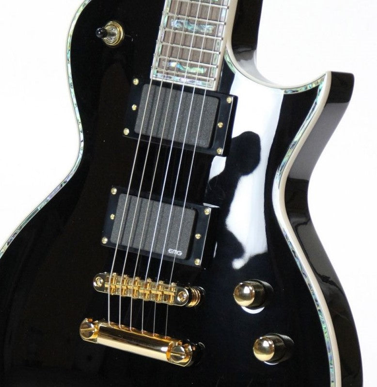 ESP LTD EC1000 BLK Guitarra Eléctrica Negra 8