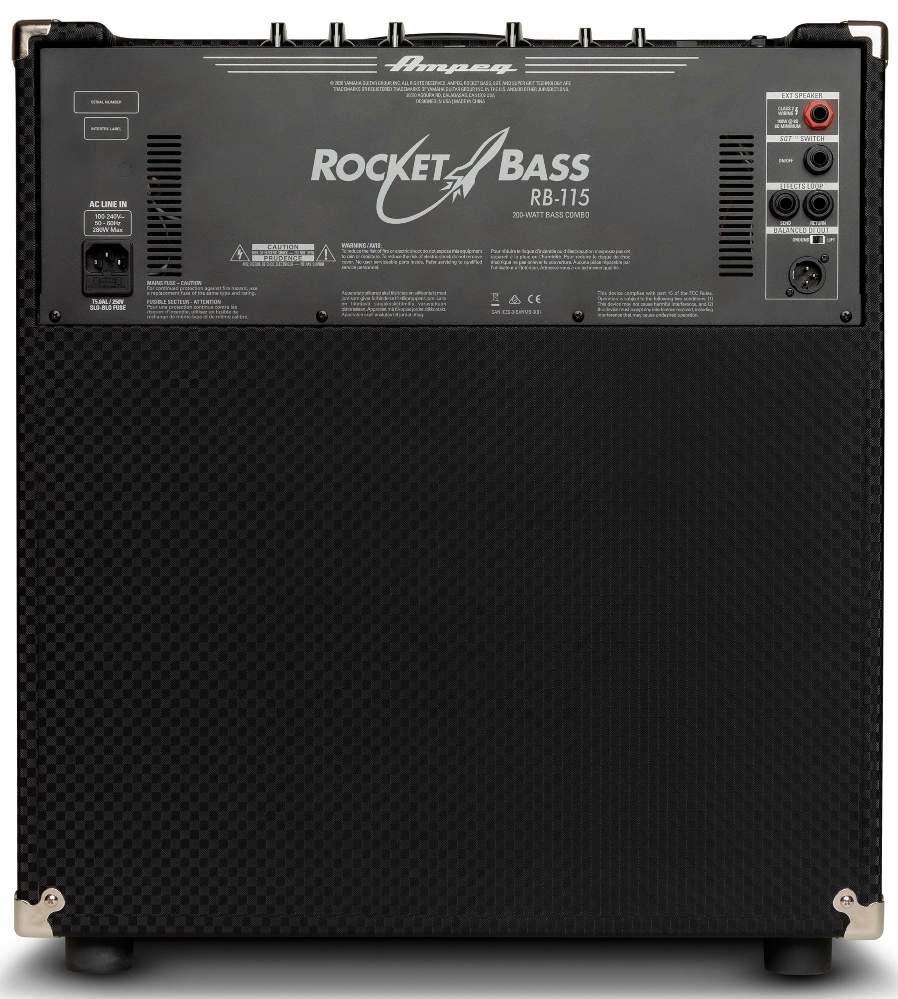 Ampeg RB115 Rocket Bass Amplificador para Bajo 5