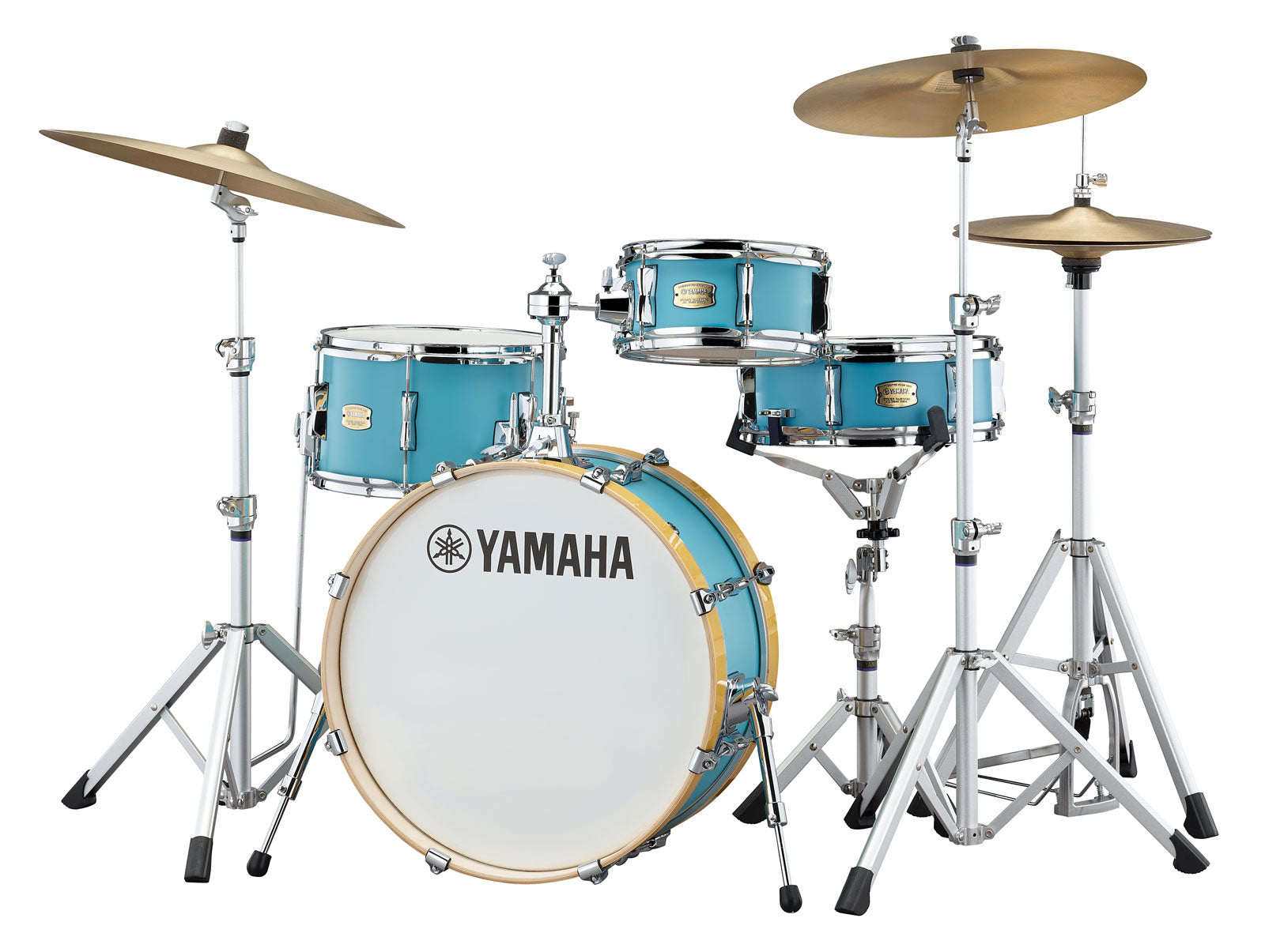 Yamaha SBP0F4H MSG Stage Custom Birch HIP Batería Acústica Matte Surf Green 19