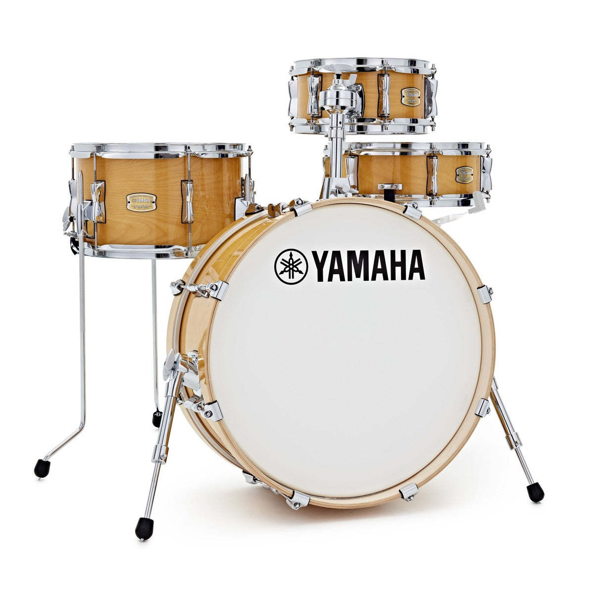 Yamaha SBP0F4H NW Stage Custom Birch Hip Batería Acústica Honey Natural Wood 1