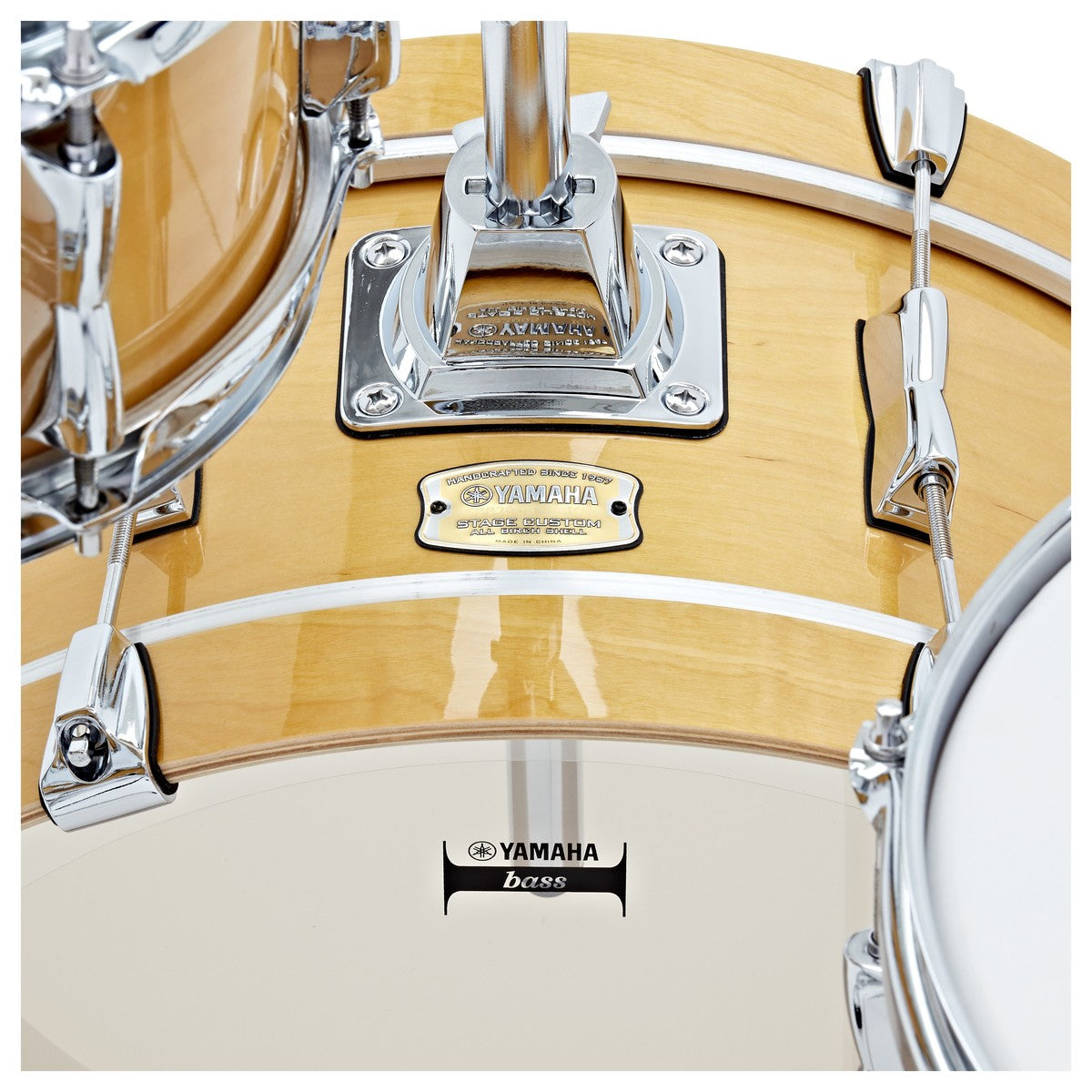 Yamaha SBP0F4H NW Stage Custom Birch Hip Batería Acústica Honey Natural Wood 16