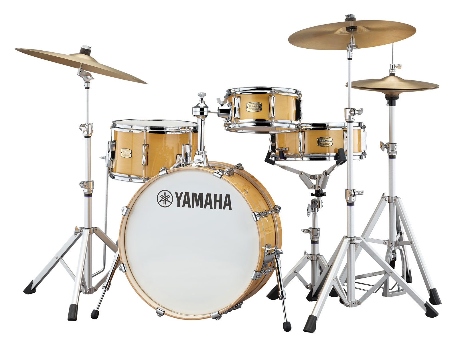 Yamaha SBP0F4H NW Stage Custom Birch Hip Batería Acústica Honey Natural Wood 20