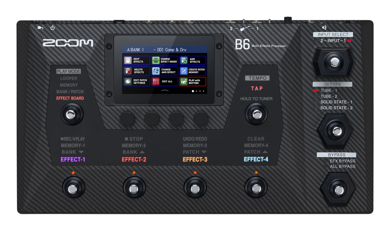 Zoom B6 Pedalera Multiefectos Bajo 1