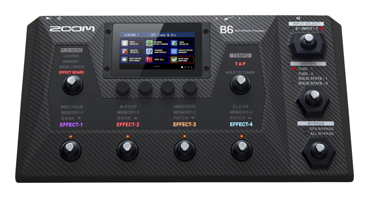 Zoom B6 Pedalera Multiefectos Bajo 3