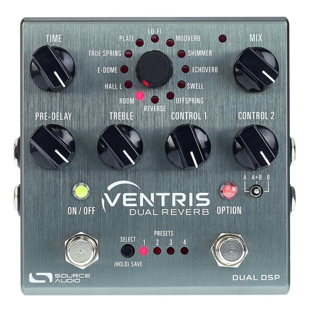 Source Audio SA262 Ventris Dual Pedal Reverb Digital 1