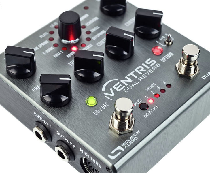 Source Audio SA262 Ventris Dual Pedal Reverb Digital 12