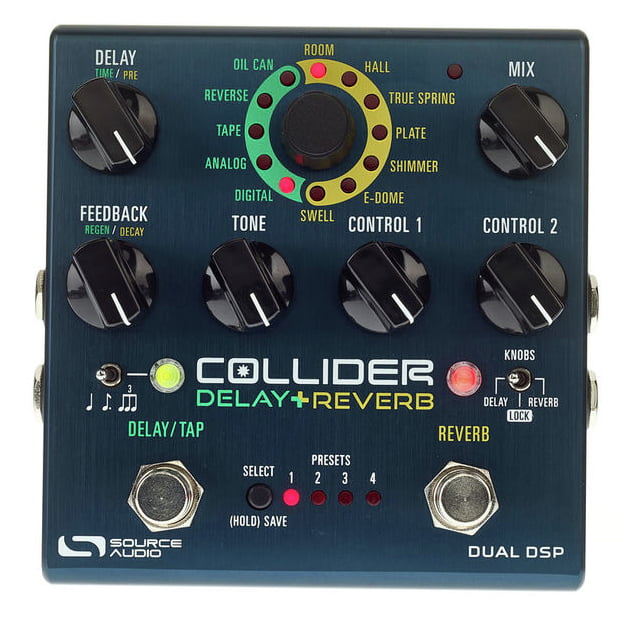 Source Audio SA263 Collider Delay+ Reverb Pedal Delay y Reverb Estéreo 1