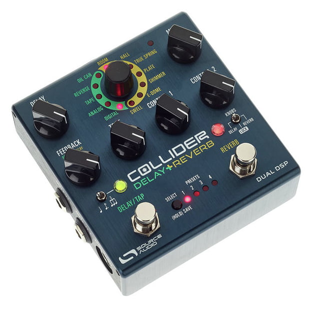 Source Audio SA263 Collider Delay+ Reverb Pedal Delay y Reverb Estéreo 2