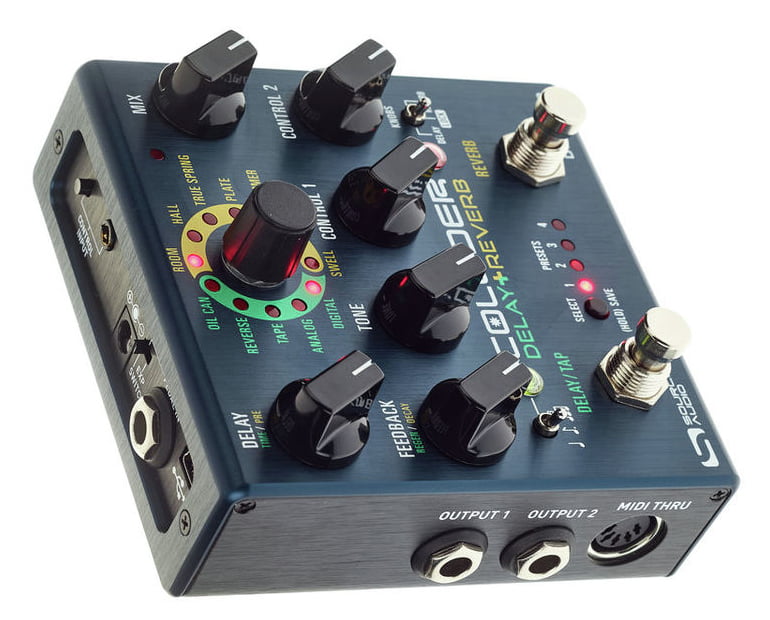 Source Audio SA263 Collider Delay+ Reverb Pedal Delay y Reverb Estéreo 7