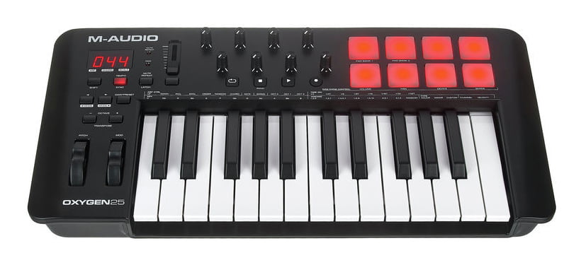 M Audio Oxygen25 MKV Teclado Controlador Midi USB 3