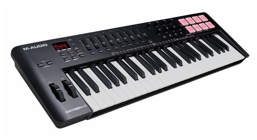 M Audio Oxygen49 MKV Teclado Controlador Midi USB 12