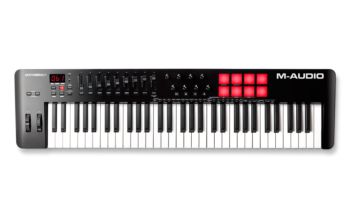 M Audio Oxygen61 MKV Teclado Controlador Midi USB 1