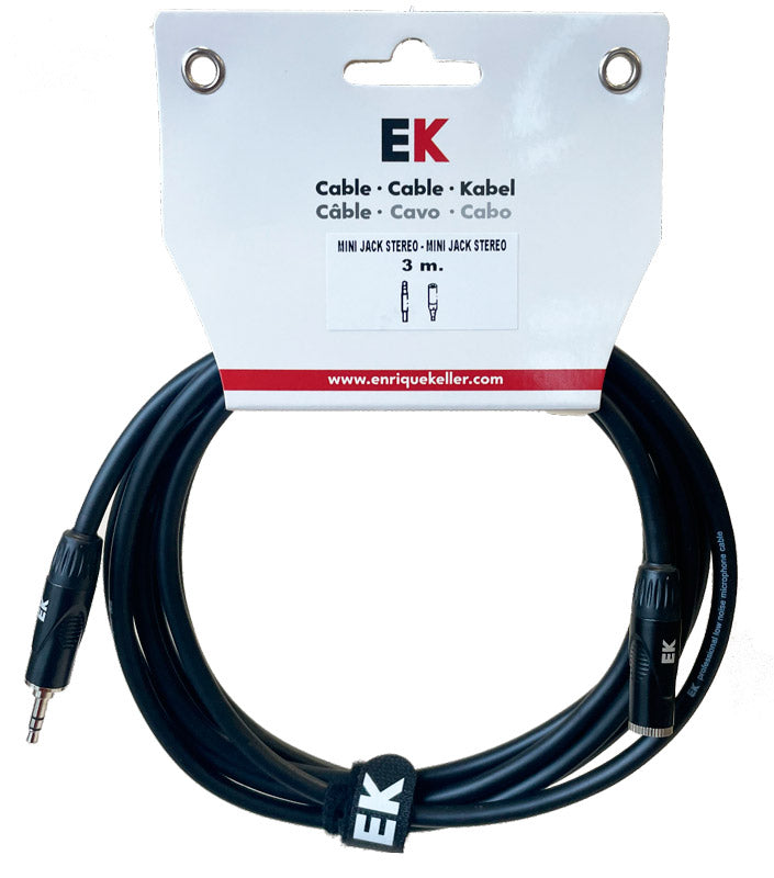 Auvisa ACEKS Cable Extensión Minijack Estéreo Macho Minijack Estéreo Hembra 3 Metros 1