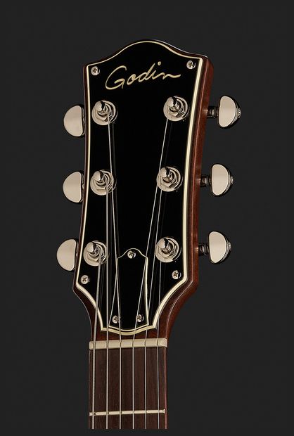 Godin Radiator MBLK RWN Guitarra Eléctrica Matte Black 9