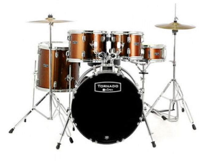 Mapex TNM5294FTCFM Tornado Batería Acústica con Herrajes Orange Sparkle 2