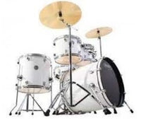 Mapex TNM5844FTCFH Tornado Batería Acústica con Herrajes Blanca 2