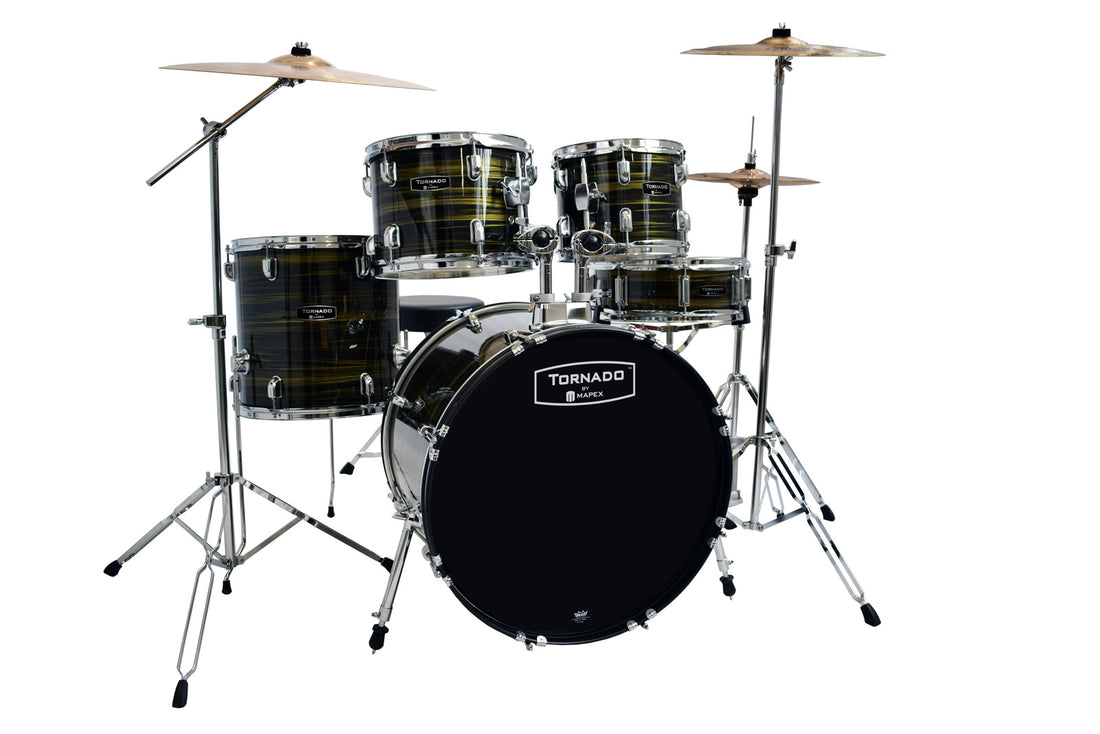 Mapex TNM5044FTFJ  Tornado Batería Acústica con Herrajes Stripped Black 1