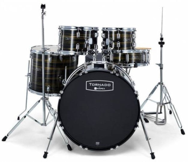 Mapex TNM5844FTFJ  Tornado Batería Acústica con Herrajes Stripped Black 1