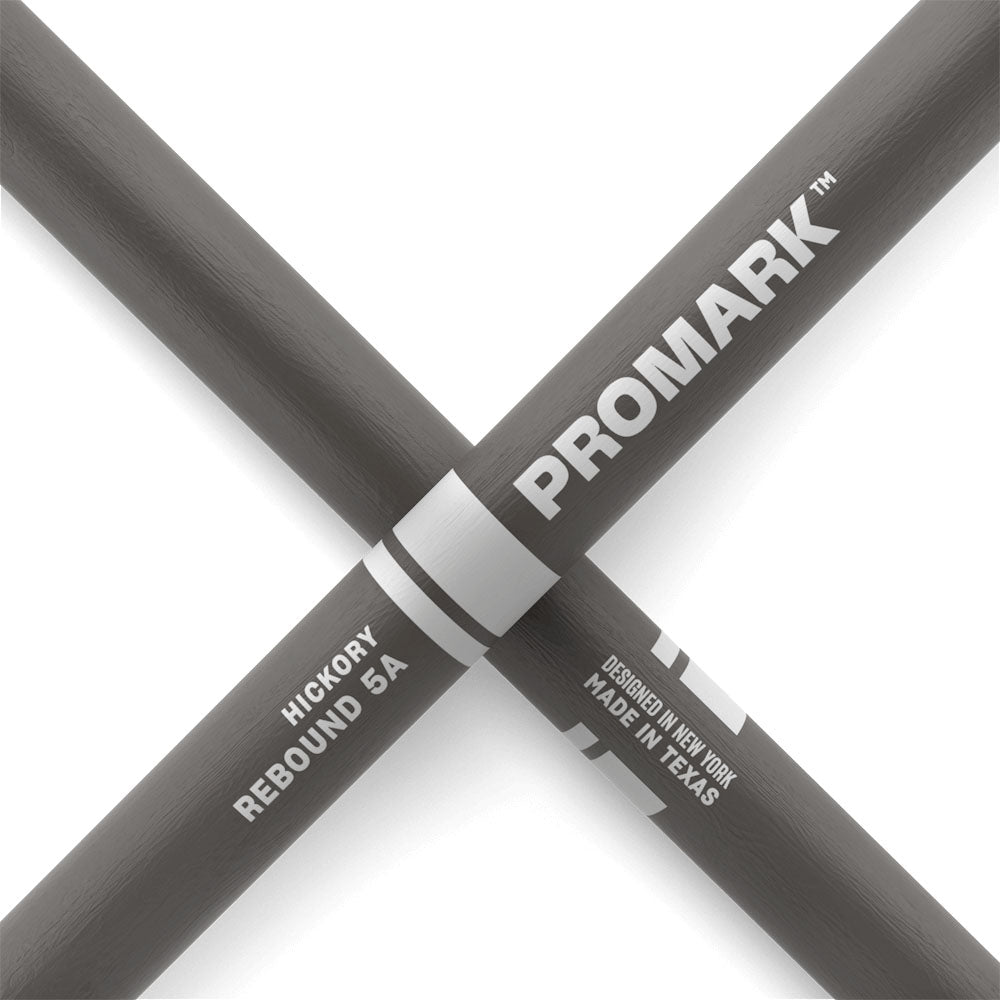 Pro Mark RBH565AW-Gray Rebound 5A Par Baquetas Batería Grises 4