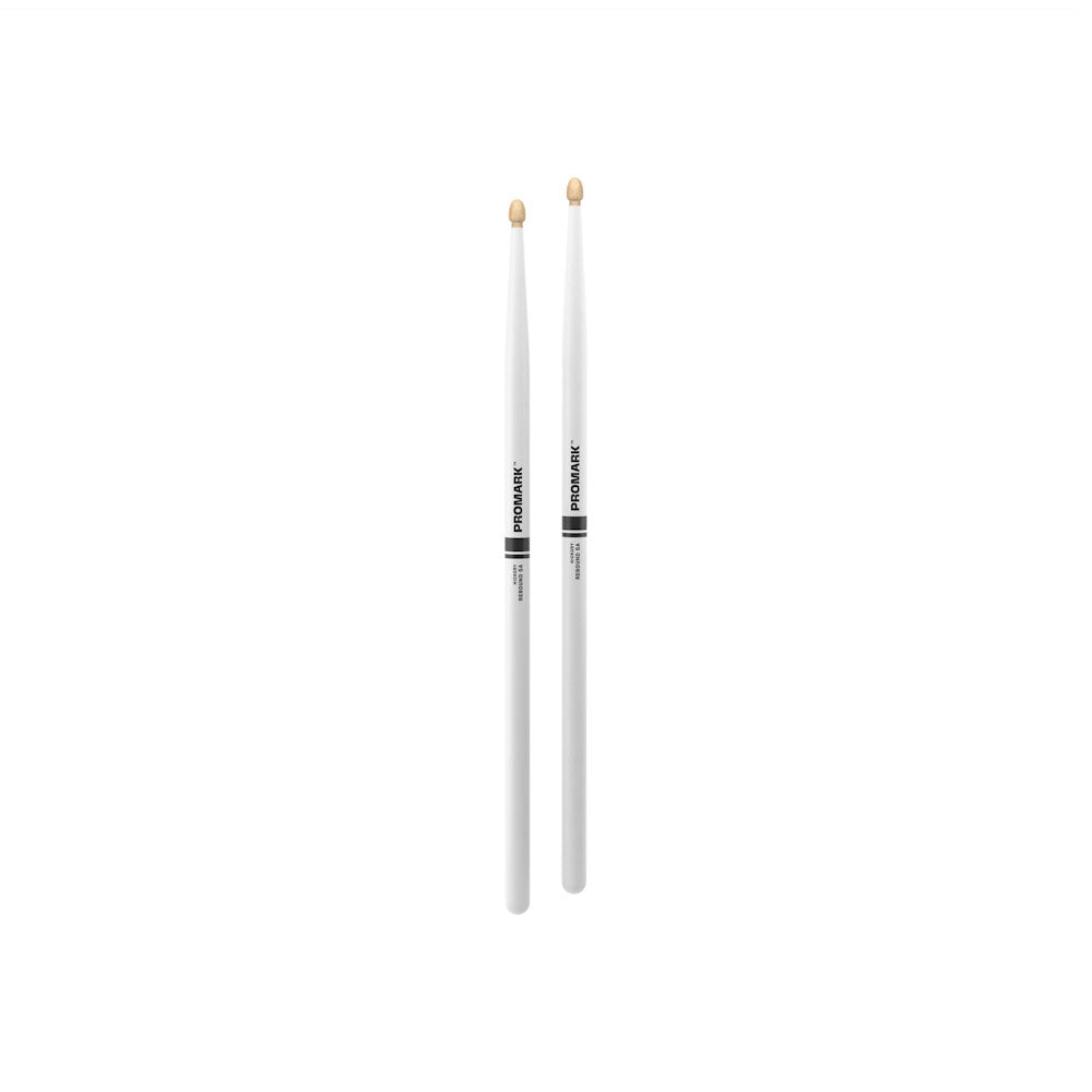 Pro Mark RBH565AW-White Rebound 5A Par Baquetas Batería Blancas 1