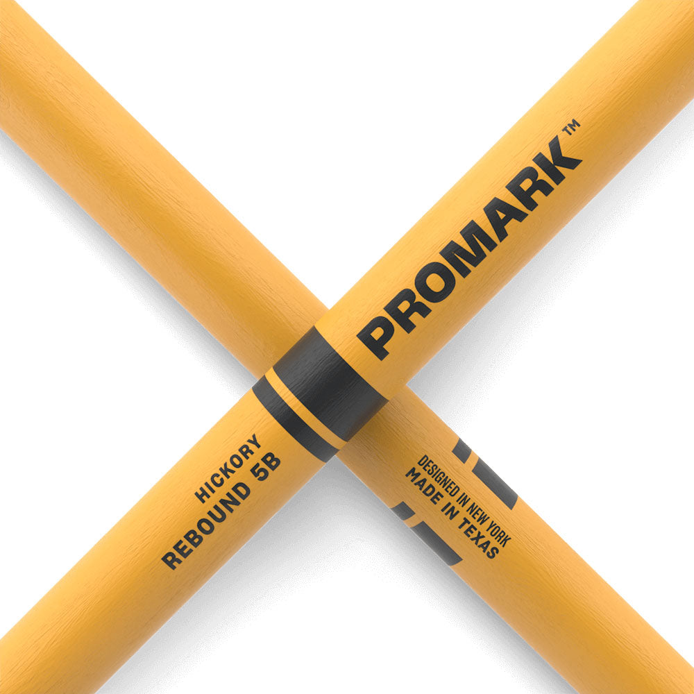 Pro Mark RBH565AW-Yellow Rebound 5A Par Baquetas Batería Amarillas 4