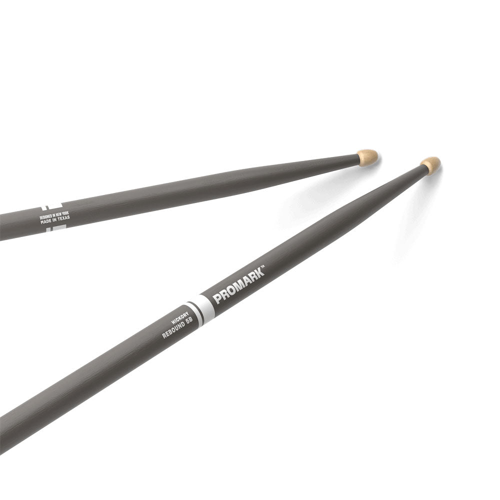 Pro Mark RBH595AW-Gray Rebound 5B Par Baquetas Batería Grises 2