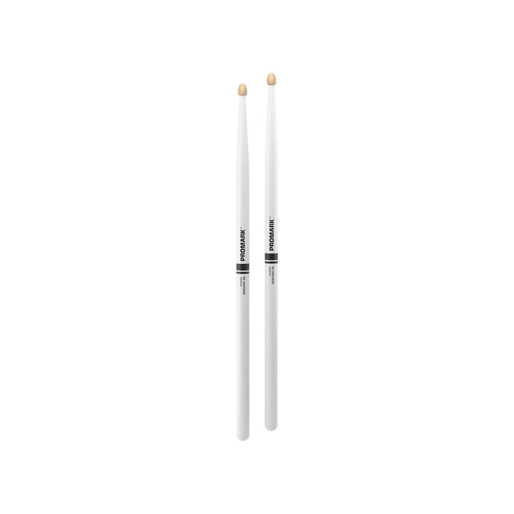 Pro Mark RBH595AW-White Rebound 5B Par Baquetas Batería Blancas 1