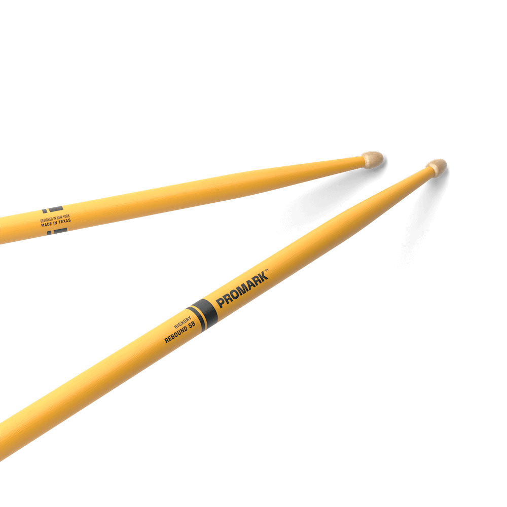 Pro Mark RBH595AW-Yellow Rebound 5B Par Baquetas Batería Amarillas 2