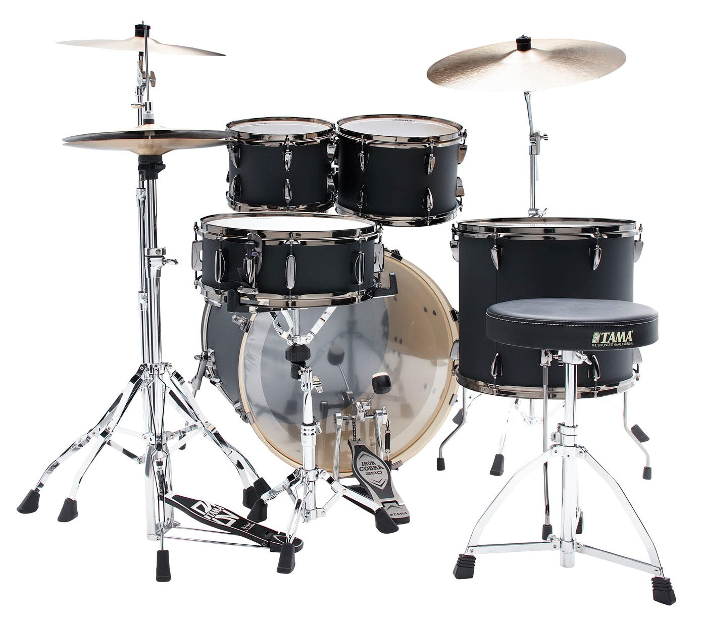 Tama IP52H6Wbn BOB Imperialstar Batería Acústica con Herrajes Blacked Out Black 3