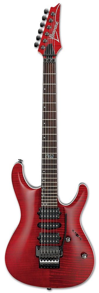 Ibanez KIKO100 TRR Kiko Loureiro Guitarra Eléctrica Rojo Transparente 1