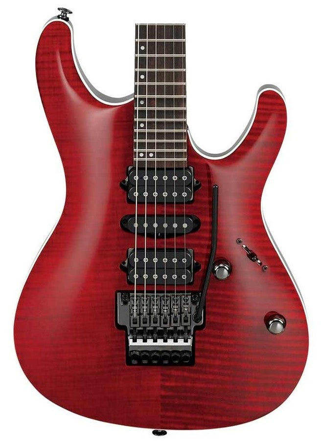 Ibanez KIKO100 TRR Kiko Loureiro Guitarra Eléctrica Rojo Transparente 2