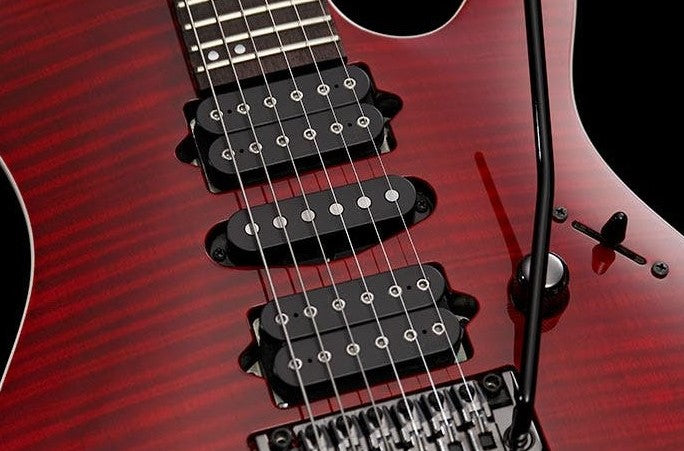 Ibanez KIKO100 TRR Kiko Loureiro Guitarra Eléctrica Rojo Transparente 3