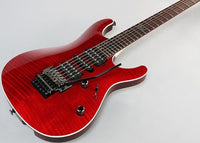 Ibanez KIKO100 TRR Kiko Loureiro Guitarra Eléctrica Rojo Transparente 7