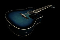 Ibanez PF15ECE TBS Guitarra Electroacústica Transparent Blue Sunburst 21