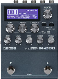 Boss IR200 Pedal IR de Pantalla y Amplificador 22