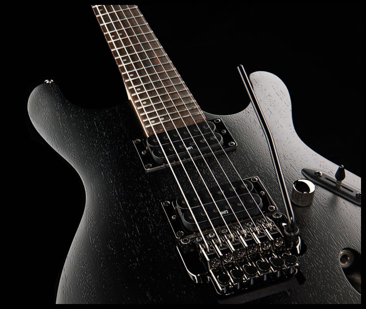 Ibanez S520 WK Guitarra Eléctrica Weathered Black 12