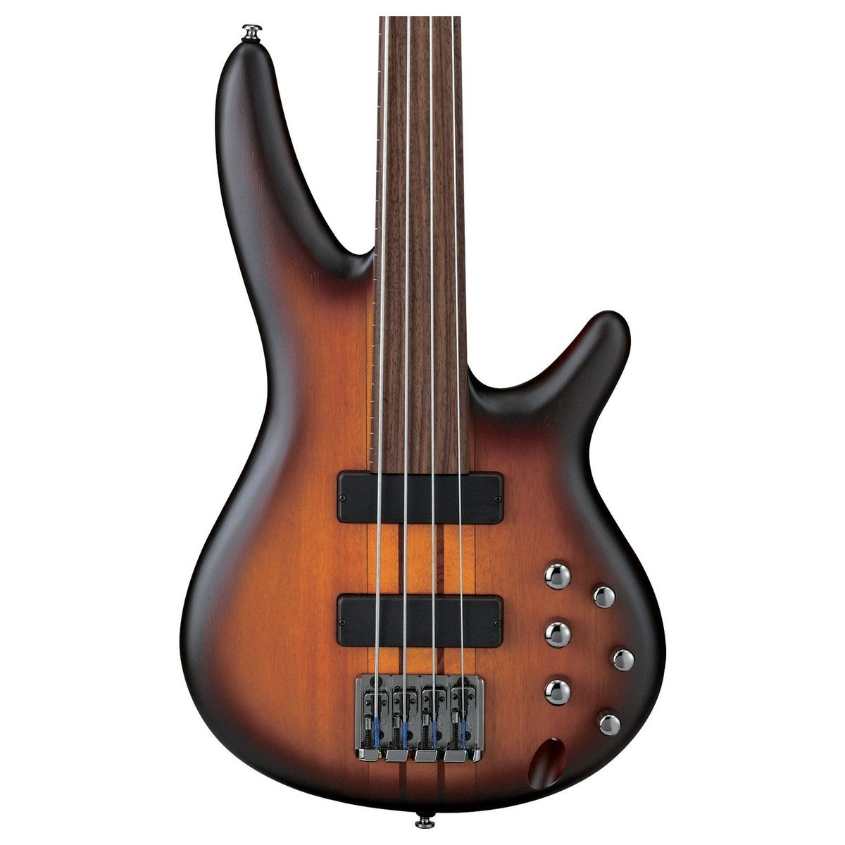 Ibanez SRF700 BBF Workshop Bajo Eléctrico Fretless Brown Burst Flat 2