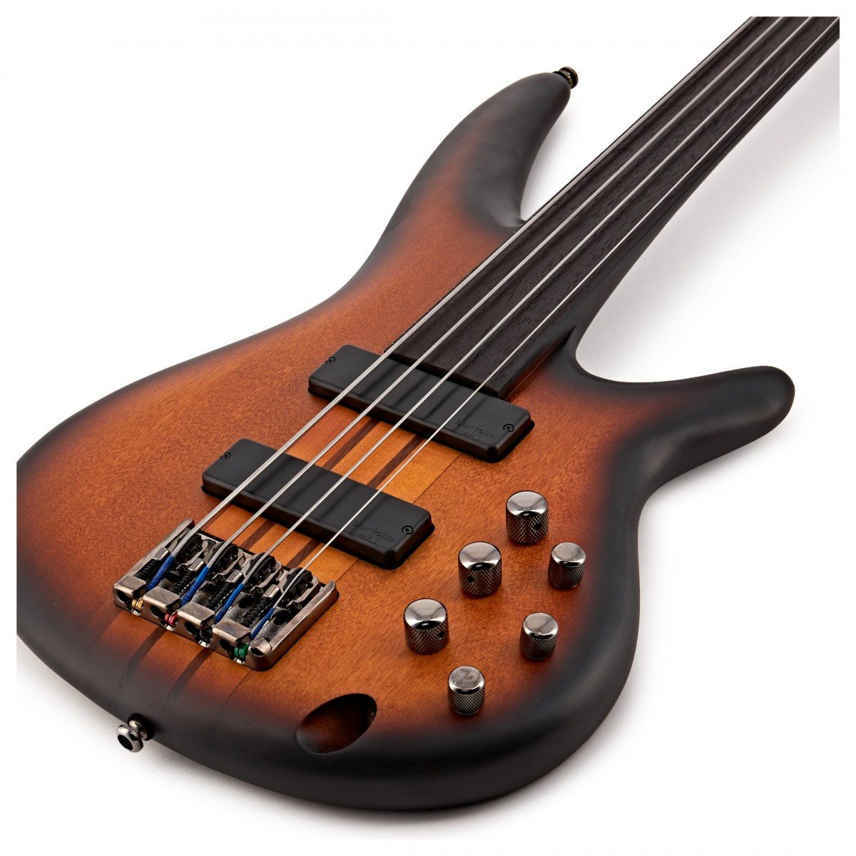 Ibanez SRF700 BBF Workshop Bajo Eléctrico Fretless Brown Burst Flat 8