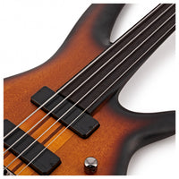 Ibanez SRF700 BBF Workshop Bajo Eléctrico Fretless Brown Burst Flat 10