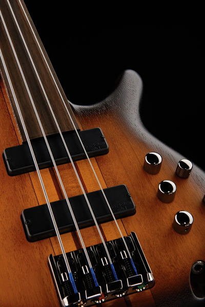 Ibanez SRF700 BBF Workshop Bajo Eléctrico Fretless Brown Burst Flat 14