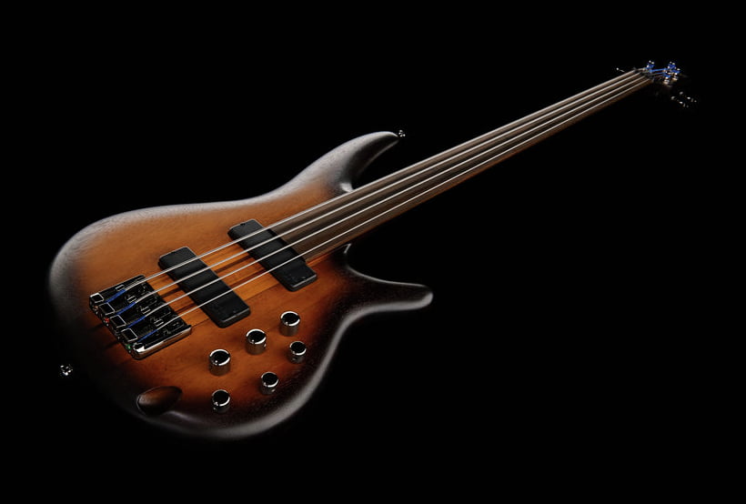 Ibanez SRF700 BBF Workshop Bajo Eléctrico Fretless Brown Burst Flat 15