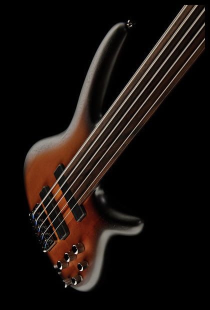 Ibanez SRF705 BBF Workshop Bajo Eléctrico 5 Cuerdas Fretless Brown Burst Flat 14