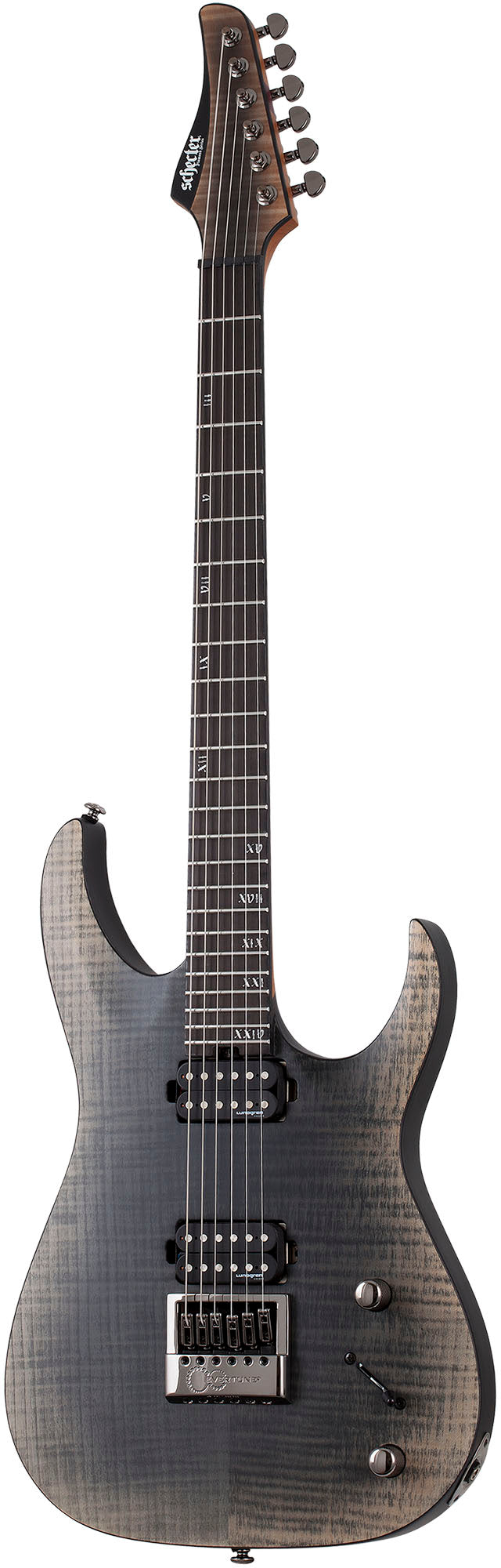 Schecter Banshee MACH 6 ET FOB Guitarra Eléctrica Fallout Burst 1