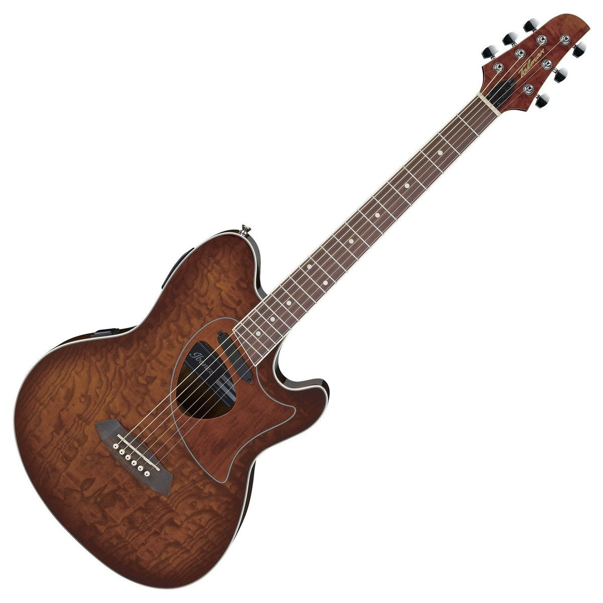 Ibanez TCM50 VBS Guitarra Electroacústica Vintage Brown Sunburst 4