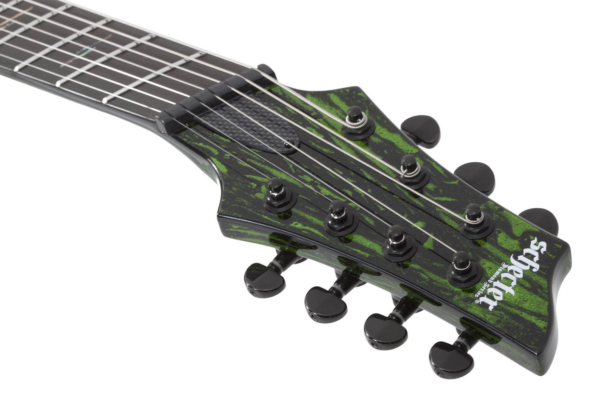 Schecter C-7 Multiscale Silver Mountain TV Guitarra Eléctrica Toxic Venom 11