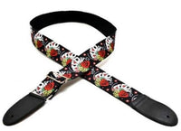 Bourbon Strap Poker Textile Correa Guitarra 1